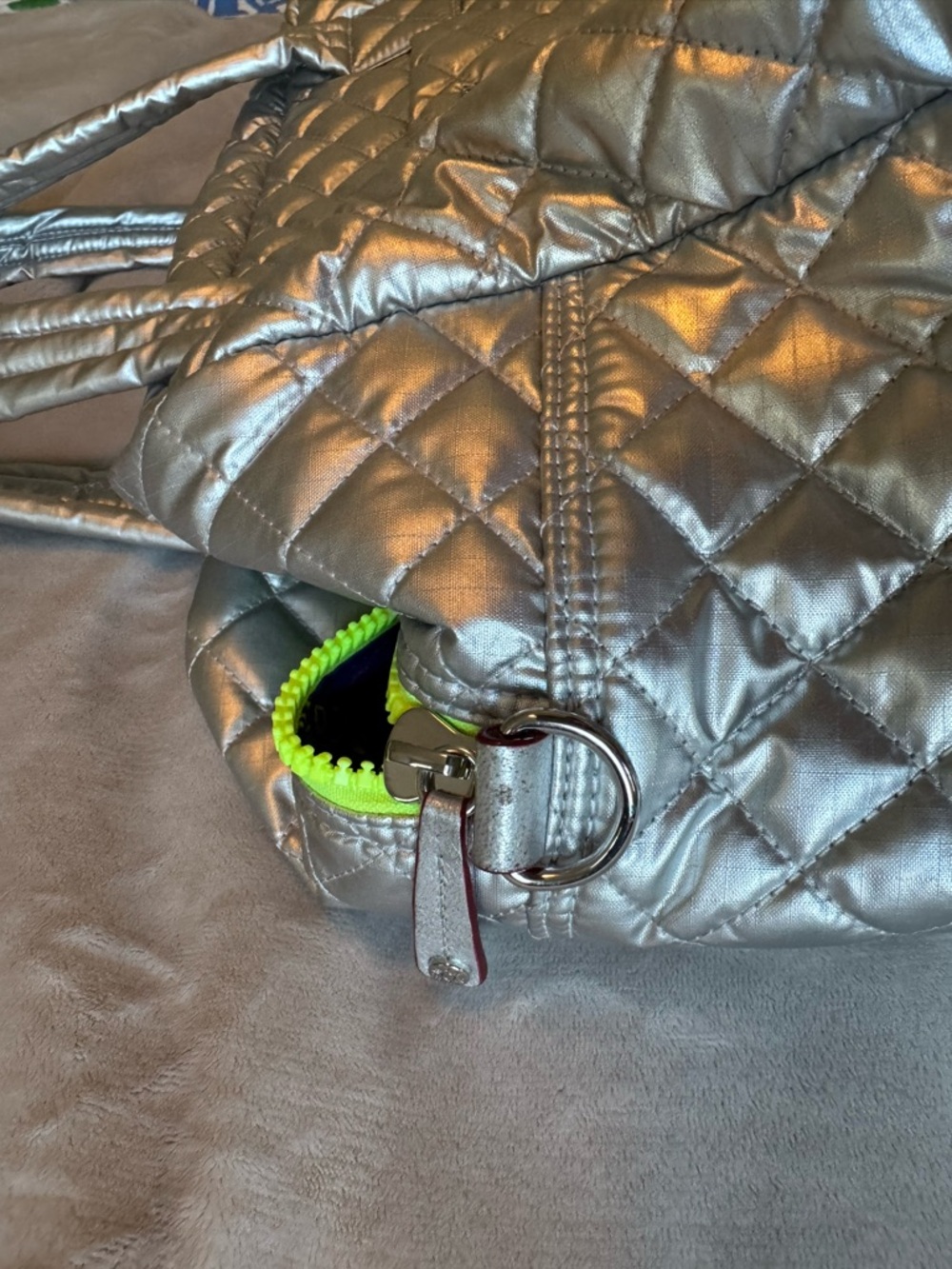 MZ Wallace x BeEyeConic Travel Jim, Tin Metallic - Picture 8 of 13